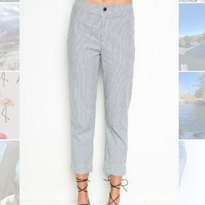 Brandy Melville pin stripe linen pants
